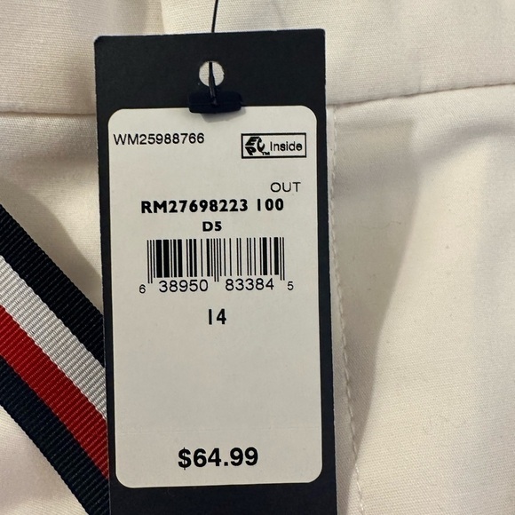 Tommy Hilfiger Stretch Slim Crop Pants Size 14 - Picture 4 of 8